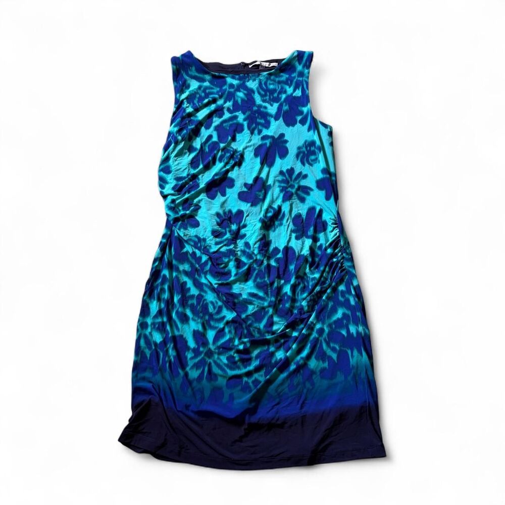 Carmen-marc-valvo Women's Blue and Navy Dress